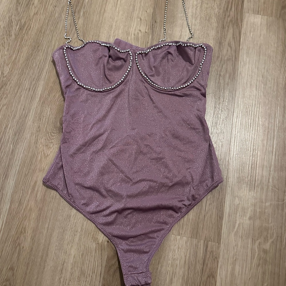 Sparkly Purple Bodysuit